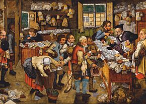 Pieter Brueghel the Younger - The Payment of the Tithes (Dtoys Puzzle)