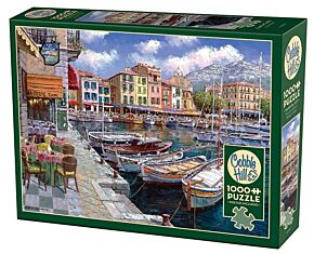 Coastal Town at Sunset 1000 pieces