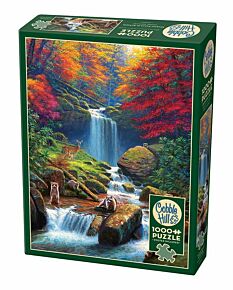 Cobble Hill puzzle Mystic Falls in Autumn