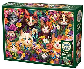 Cobble Hill Puzzle 1000 Blooming Whiskers