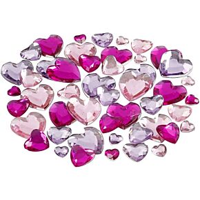 Strasstenen harten assortiment