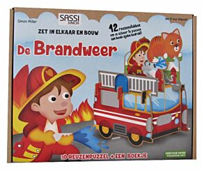 De Brandweer (boekje + 3d puzzel)