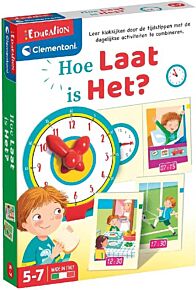 Educatief spel Hoe laat is het? (merk Clementoni)