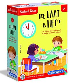 Educatief spel Hoe laat is het? (merk Clementoni)