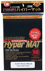 KMC Sleeves Hyper mat black (66x91mm)