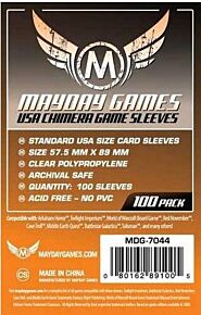 USA Chimera Game Sleeves (57,5x89mm) clear (100)