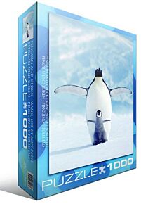 Grote en kleine pinguin puzzel (Eurographics)