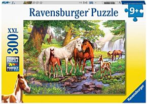 Wilde paarden bij de rivier (300 stukken Ravensburger)