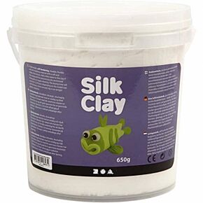 Grote pot Silk Clay boetseermateriaal kleur Wit (650g)