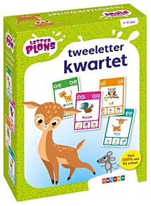 Tweeletter kwartet Letterplons