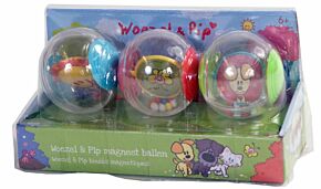 Magneetballen Woezel & Pip