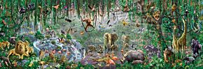 African Mural (500) - SunsOut Panoramapuzzel